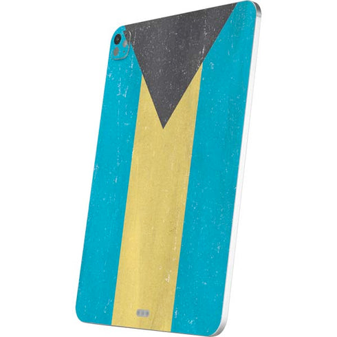 Bahamas Flag Distressed iPad Pro 13in M4 (2024) Skin